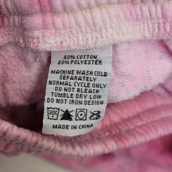 SAMII RYAN pink rose blend tie dye relaxed everyday‎ jogger sweatpants M - Picture 8 of 13